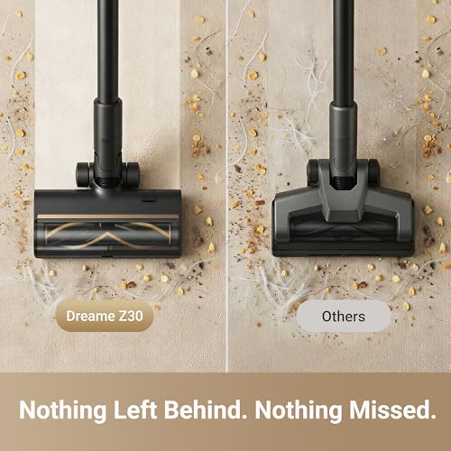 Image of DREAME Z30 Cordless Vacuum Cleaner, 310AW 90 Mins Powerful Suction Stick Vacuum for Home Hard Floor Carpet Pet Hair, Smart Lightweight Rechargeable Battery Vacuum