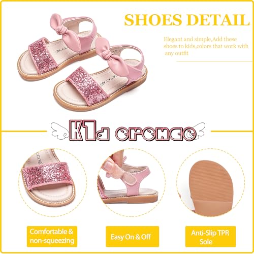Image of Kiderence Toddler Girls Sandals Little Girls Kids Summer Shoes Toddler Sandals