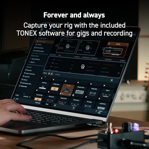 Image of IK Multimedia TONEX One AI multiFX: Tone Model Electric Guitar Amp, Amp Pedal, Distortion, Overdrive, Effects
