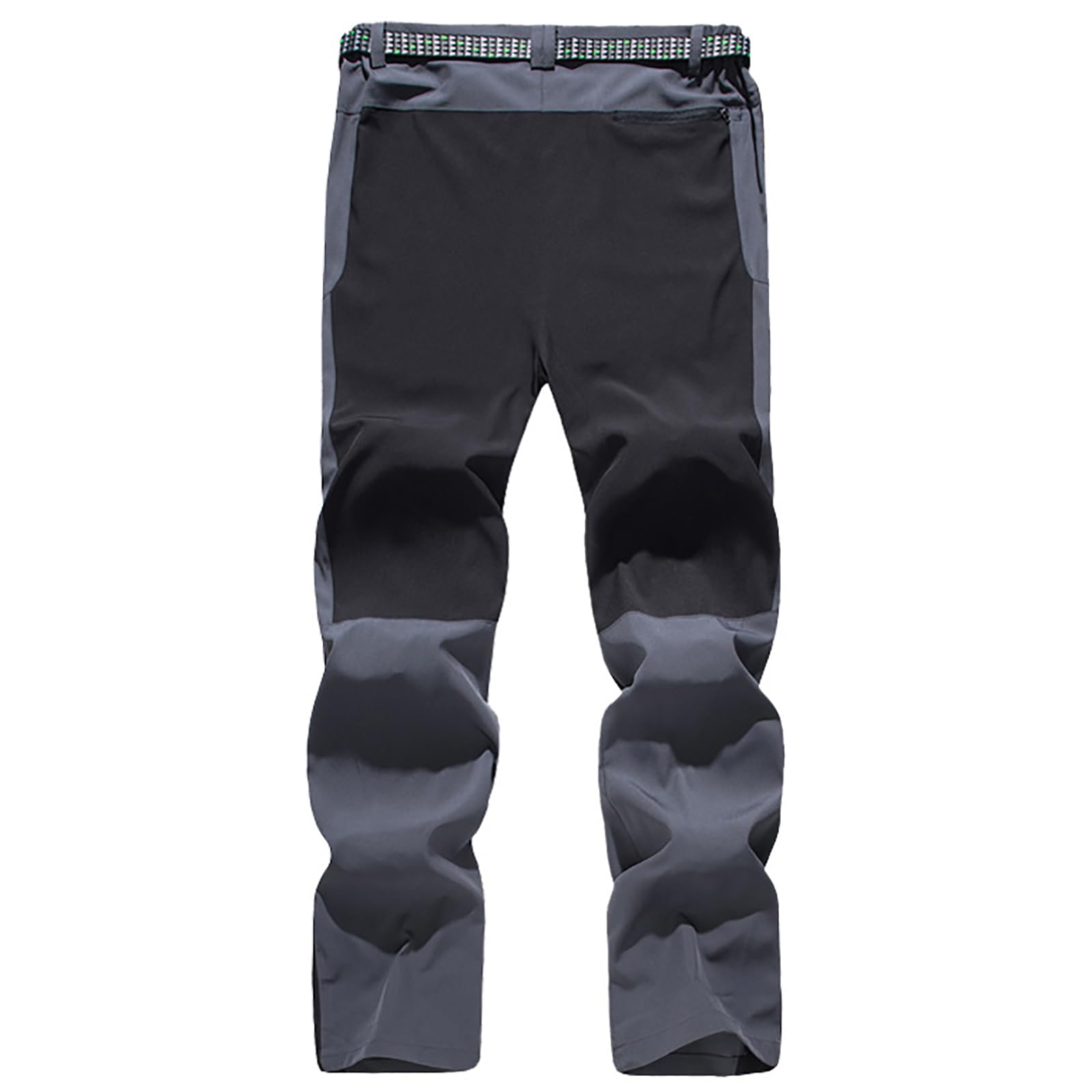 Hommes Pantalon de Randonnée Séchage Rapide Pantalon de Plein Air Respirant Léger Pantalon de Trekking(Size:3XL,Color:Gris)