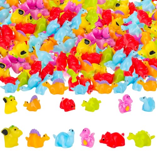 60Pcs Mini Dinosaur Figurines Miniature Resin Tiny Dinosaurs Real...