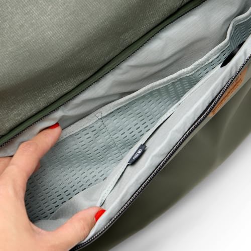 Image of Peak Design Travel Duffel 50L, Sage, Extra-Wide Single Zip Access, Weatherproof Shell, 4 External Pockets, Fits Packing Cubes & Camera Cubes, Ideal for Weekend Trips, Versatile Duffel Bag for Travel