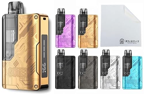 �A�X�p�C�A Gotek Pro II �b�I�t�B�X�G�b�W�N���[�i�[�N���X�t���b �S�[�e�b�N �J�[�g���b�W �L�b�g kit �v�� 2 �X�^�[�^�[�L�b�g �d�q�^�o�R vape �{�� �S�e�b�N �x�C�v �J�[�g���b�W POD �|�b�h �|�b�g [P-5(�N���X�t��)]