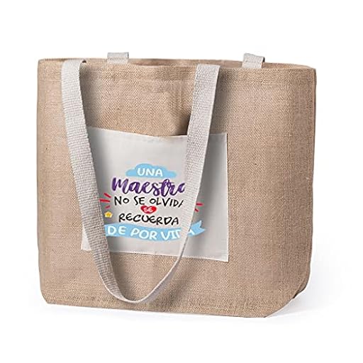 Los Eventos de la Tata. Bolsa tote bag playa Regalo para profes (Una Maestra No se Olvida) | Ya disponible en tu tienda friki favorita! En mundofriki.es!