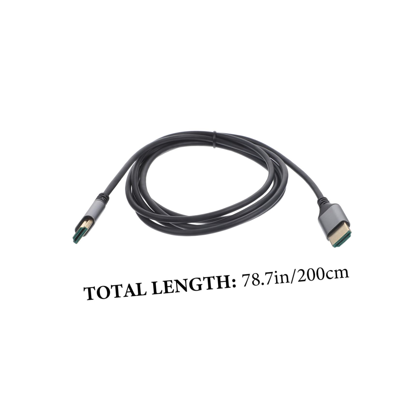 FUNOMOCYA 2m Ultra Cable Core Male to Male Flexible High-speed Connection for Tv Computer and Monitor for Seamless Viewing