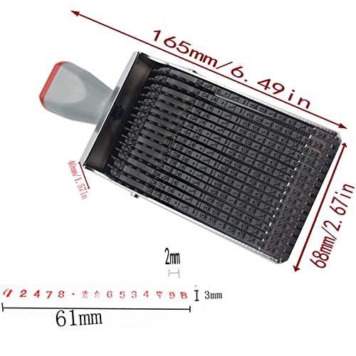 Zeng 15 Line Custom Stamp - Personalized Name Stamp For Office, Teacher, Address & Business Label Stamp, Date Stamp,Paid Stamp #TOP1