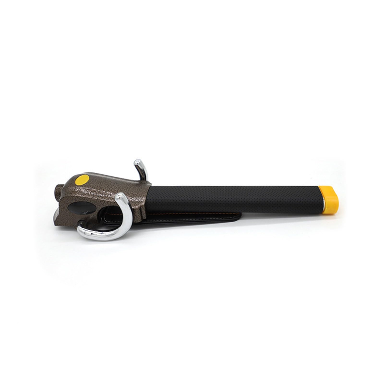 Steering Wheel Lock with Alarm, Anti-Theft Car Device Car Lock Universal Fit for Vehicle Truck Van SUV Car Security with 2 Keys(Black)