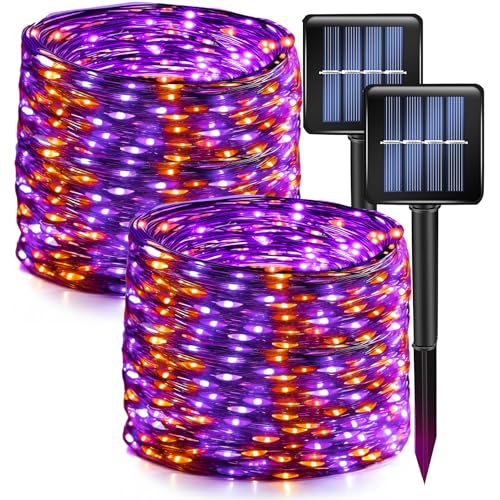 Dazzle Bright 2 Pack Purple and Orange Halloween Fairy String