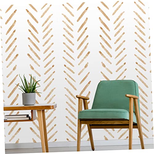 Veemoon 1 Unidade Papel De Parede Liso Geométrico Decalques De Parede De Pvc Parede Da Sala Se Apega