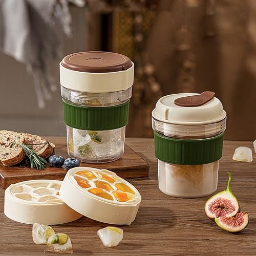 Bandeja portable para hielo triturado y vaso 2 en 1 miniatura 3