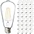 Sunco 32 Pack Edison Bulbs LED ST64, Clear Vintage Filament Waterproof Bulb, 800 LM, 8.5W (60W Equivalent), ST19, 3000K Warm White, E26 Medium Base, Decorative Dimmable UL
