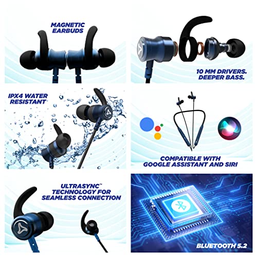 Image of SYSKA PACE with ENC, Fast Charging, Low Latency for Gamers, 25Hr Playback Bluetooth Headset (DEEP Violet, in The Ear)
