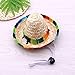 Lustiger Hund Sombrero Hut, Verstellbare Chihuahua Cosplay Cap, mexikanisches Party-Kostüm, Kleidung Dekoration für Haustier Hunde Geburtstag Weihnachten und Halloween