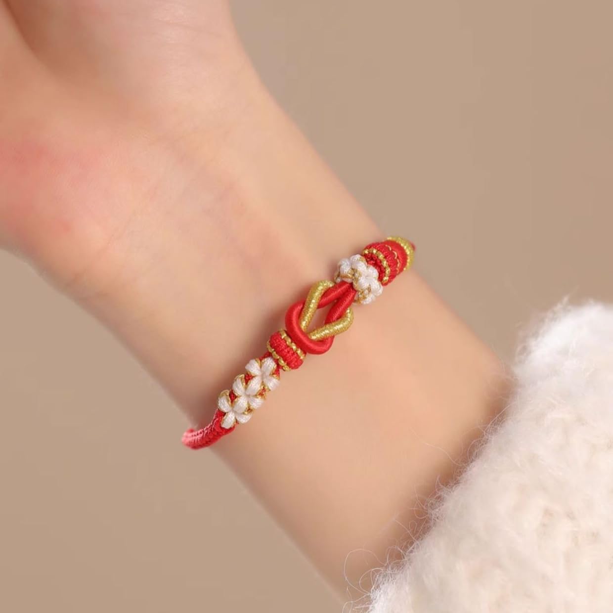 To My Granddaughter-Infinity Forever Love Heart Bracelet, Natural Emperor Stone Double Layer Purple Beaded Woven Wrap Bracelets Adjustable Mind Peace Gift Jewelry - Image 6