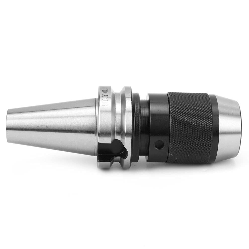 Porte-outil BT40 Mandrin De Perçage CNC En Acier Au Carbone Auto-serrage Intégré Pour Fraiseuses BT40-APU16