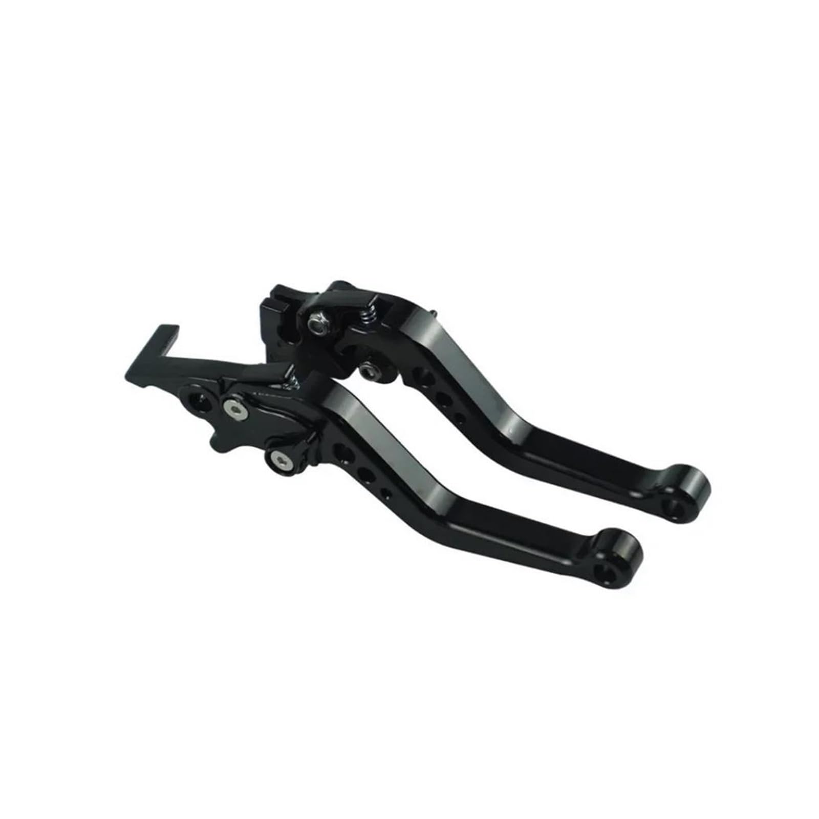 Kvkqmlfeaw Black Motorbike Hand Levers Universal Fit For Motorbike Modification Alloy Brake Handle Cnc Motorcycle Clutch Drum Brake Lever Handle Handlebar Brake Lever(Black)