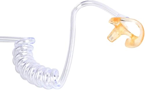 Miniatura 5 de Auriculares de tubo acústico encubierto, PTT Walkie-Talkie auricular con silicona Earmold para Motorola MTH600 MTH650 MTH800 MTH850 MTH850 Radio