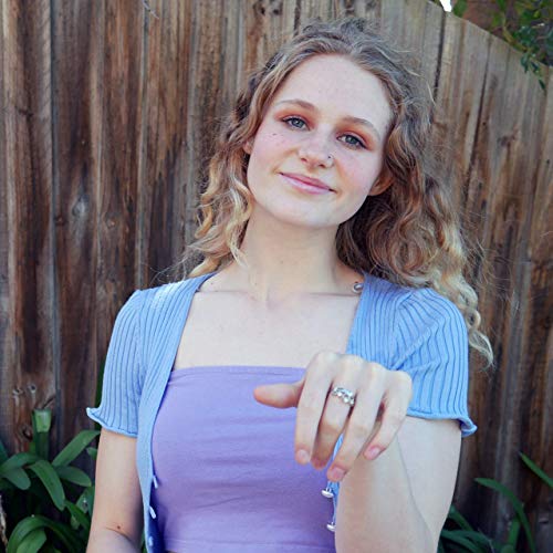 epiphaniea Princess Tiara Daughter of The King of Kings Adjustable Ring For Christian Women & Girls Of Faith. Crown Style With Crystals - Religious Gifts For Mom, Daughter, Friend, Mothers Day Present4