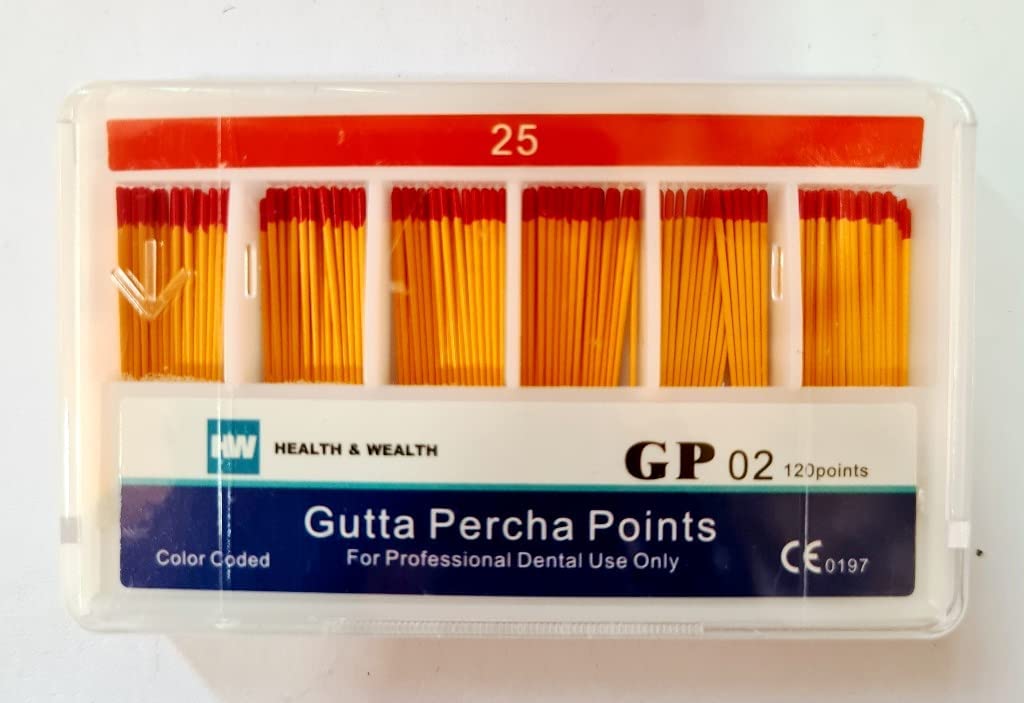 Dental Health & Wealth Gutta Percha Point (2%-25#) GP