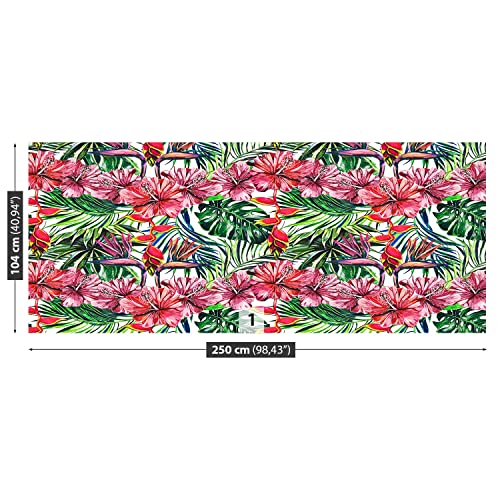 Papier peint jungle lavable Tulup avec impression haute definition