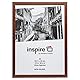 Hampton Frames Muna3BRN Bilderrahmen, A3, 30 x 42 cm, dunkles Holz-Effekt, Plexi (ohne Glas)
