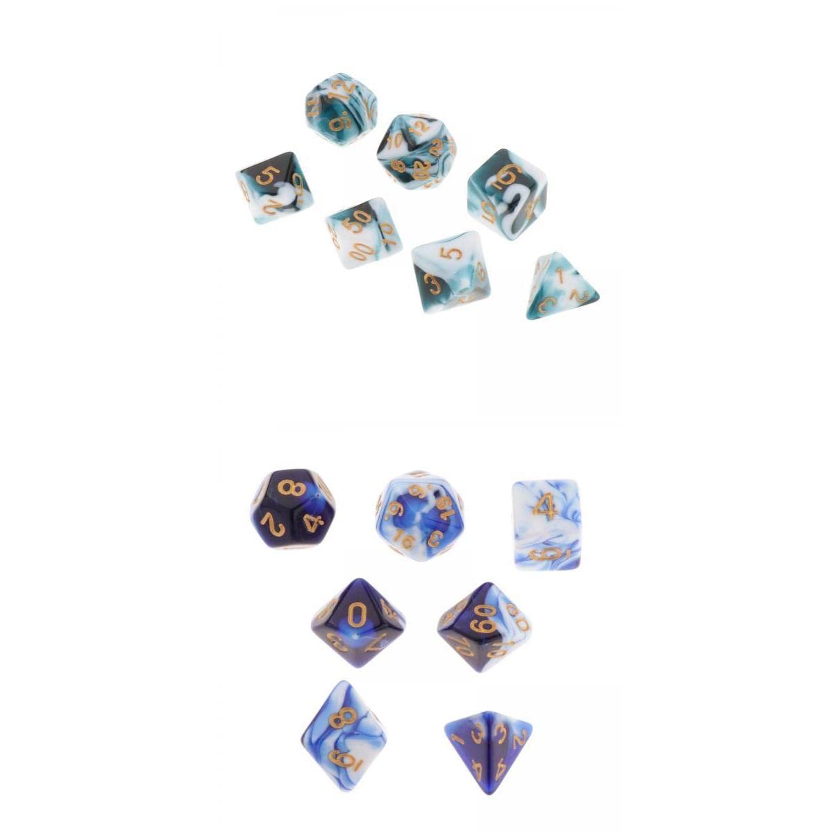 ATORSE Toy Polyhedral Dice Board Games Games for DND RPG -Toys & Hobbies-Games-Role Playing Games-Dungeons & Dragons-Accessories & Dice-image-35