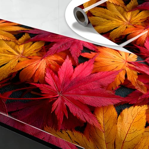 Image of Nuxovilar 15x39 Fall Maple Leaf Contact Paper