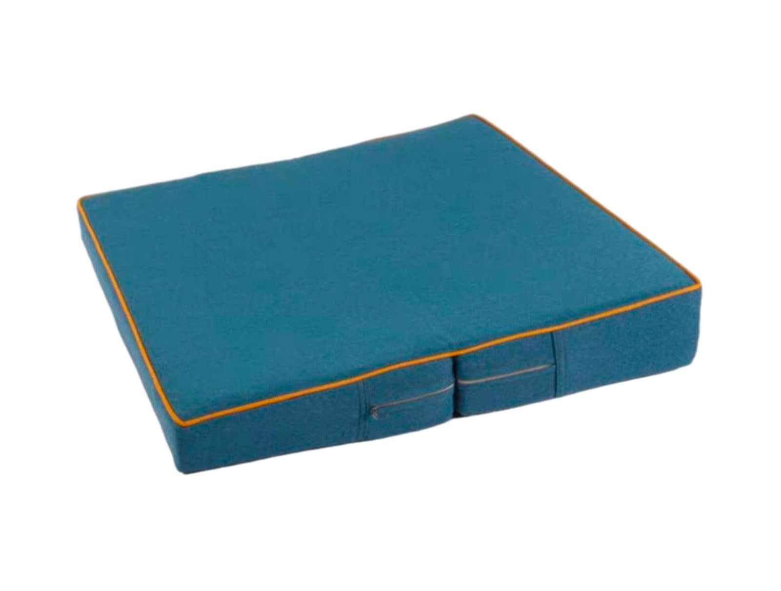 Cojín De Meditación Grande Y De Meditación, Colchoneta De Meditación Artesanal, Cojín De Piso Plegable Portátil Portátil De Fibra De Coco Al Aire Libre Coj(Size:70x70cm(28x28inch),Color:Blue1)