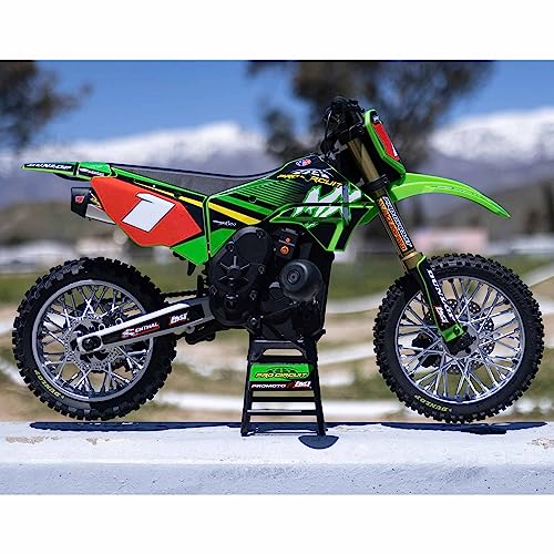 Losi RC Motorcycle Promoto-MX 1/4 Motorcycle Ready-to-Run Combo Includes Battery and Charger Pro Circuit LOS06002 Green by Losi - Image 9