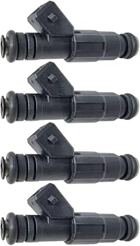 4 pieces x Fuel Injector 0280155884 17113221 17109596 35175728 Compatible with Chevrolet GMC 7.4L 1996-2000