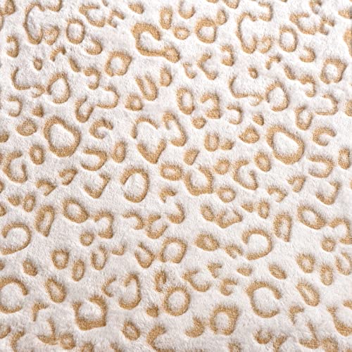 Pleasant Boulevard | Leopard Throw Blanket Fleece, Premium Lightweight Cozy Warm Plush Microfiber Bedspread For Couch Sofa And Bed (Brown, Queen (90 X 90 Inches)) #TOP2