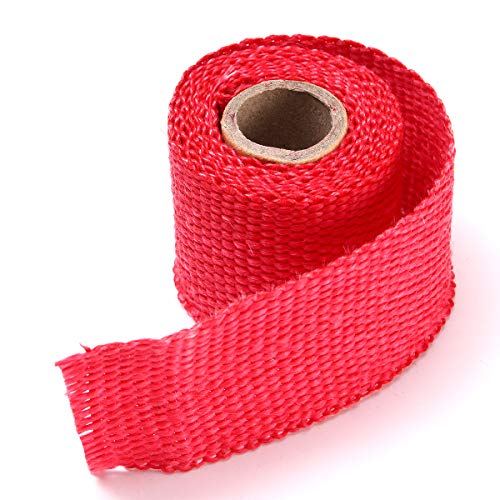 Spedy 1.5M Exhaust Header Pipe Heat Wrap Manifold Turbo Shields Insulation Roll Tape Motorcycle Red Model No_Alindnk730-image-7