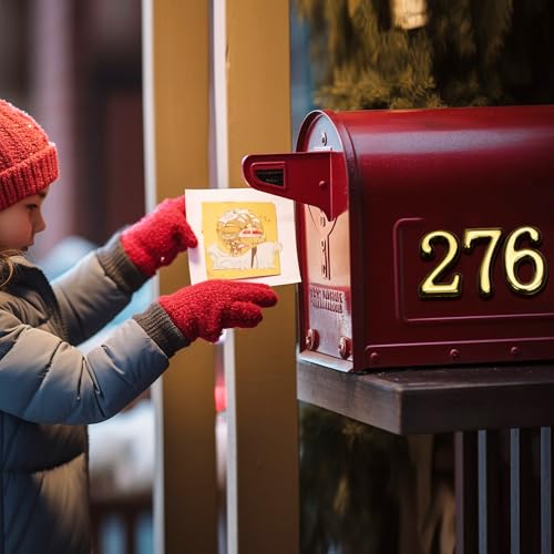 Image of opasyo 30 Pieces Mailbox Numbers for Outside 2 inch 0-9 Self-Adhesive Mail Box Numbers,3D Gold House Numbers for Mailbox, Apartment, House, Trash Bins,Office Hotel Room (Gold, 2inch)