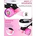 Sowume Adjustable Roller Skates for Girls and Women, All 8 Wheels of Girl's Skates Shine, Safe and Fun Illuminating for Kids