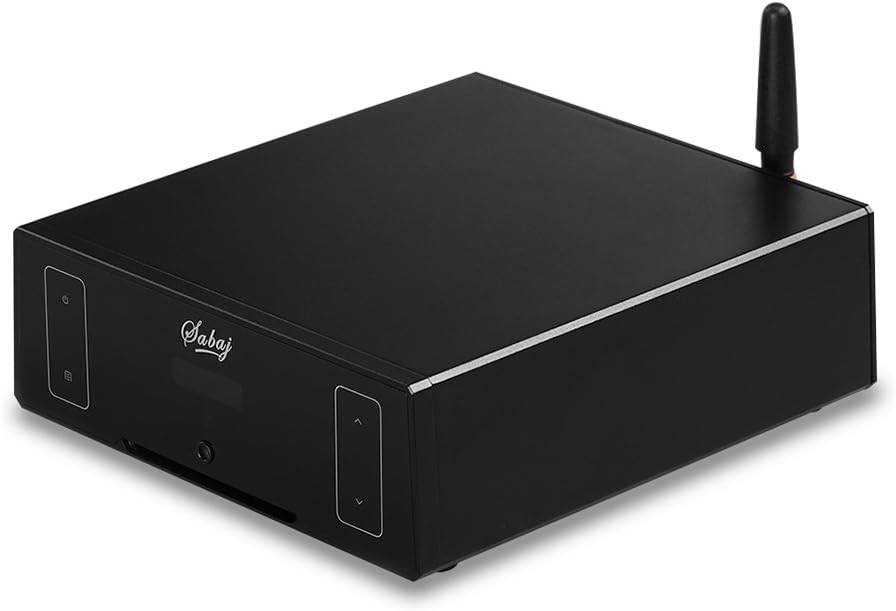 Big Sale Sabaj A4 HiFi Audio Stereo Bluetooth Digital Amplifier 80Wx2 BT 4.2 Class D Supports Apt-X Bluetooth,USB,Coaxial,Analog,Optical Inputs,Subwoofer Output