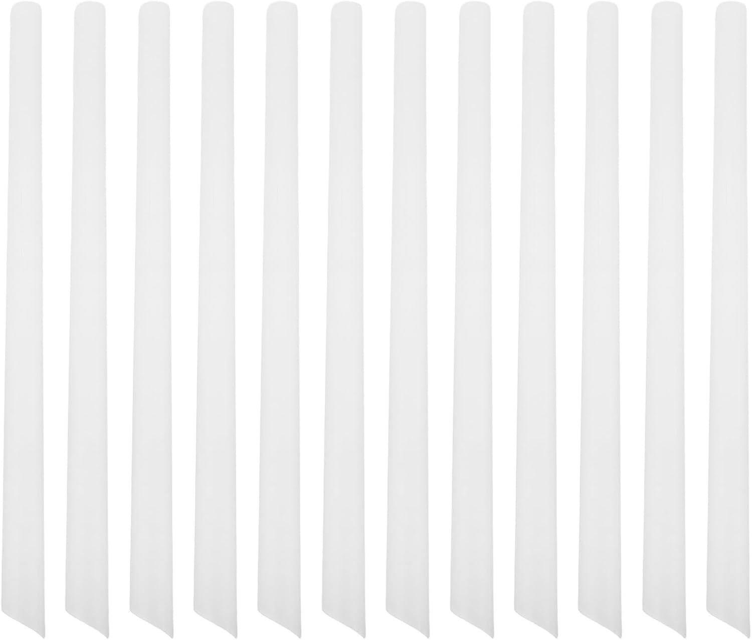 Jumbo Wide Plastic Straws 6pcs Disposable Single Wrapped Smoothie Milkshake Bubble Tea Straws 23cm Length, 1.0cm Diameter, Plastic for Commercial and Pregnant Women Use