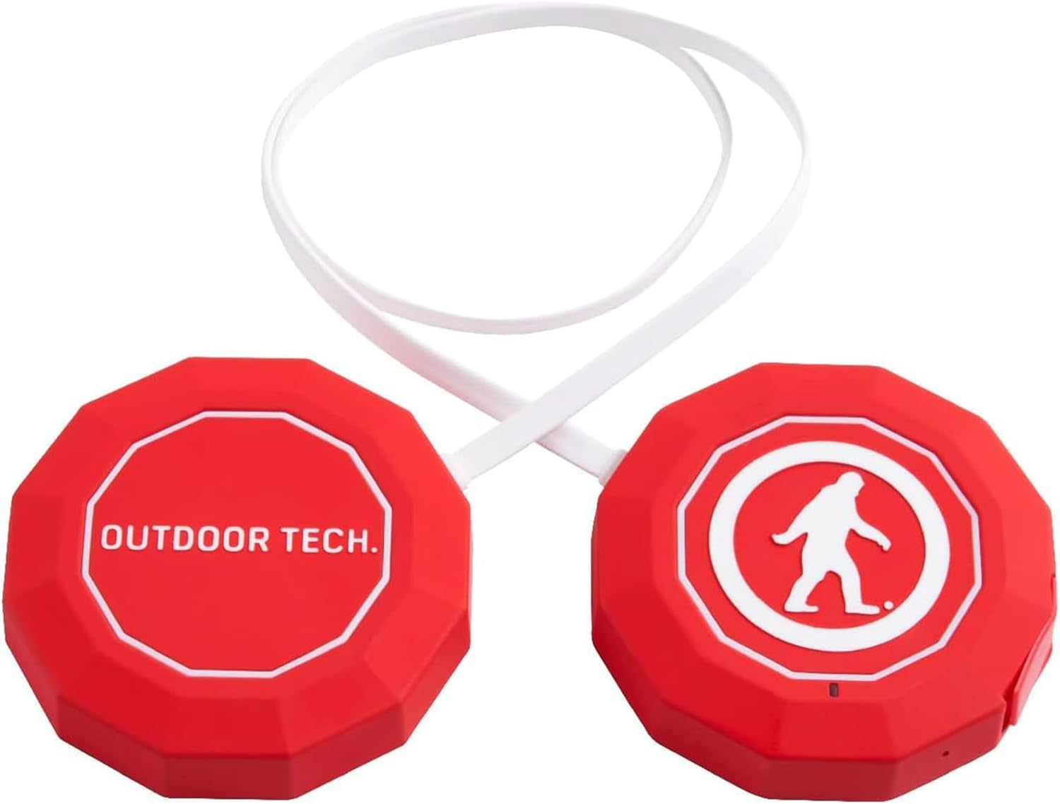 Outdoor Tech - Chips 3.0 Altoparlanti Bluetooth Casco - True Wireless Casco Cuffie Bluetooth per Sci - Snowboard - Mountain Bike e Arrampicata - Rosso