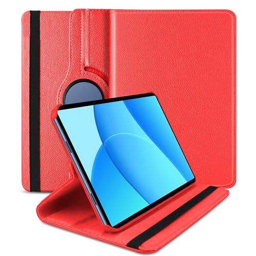 Image of TGK 360 Rotatable Smart Flip Cover for OnePlus Pad Lite 11 inch Tablet Case, Oppo Pad SE 11 inch (Red)