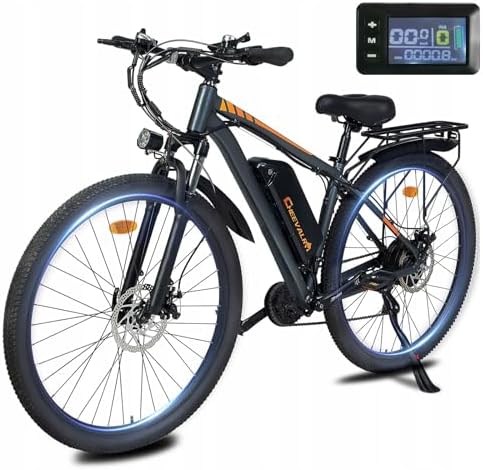 Cheevalry Men's Electric Bike - Adult Electric Mountain e Bike Re...