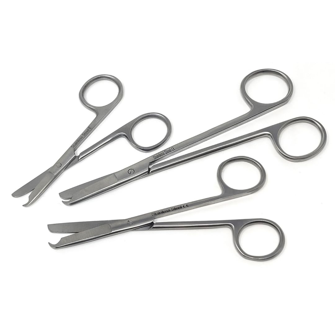 IMED 3 Pcs Littauer Suture Stitch Scissors Set Includes 3.5