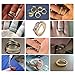 AIOMISKO Ring Size Adjuster for Loose Rings, General 4Pcs Coil Design, Clear Invisible Ring Reducer Guards, Hold Ring in Place，Fit Women Men Ring, Gift with Silver Polishing Cloth, Comfortable Reusable