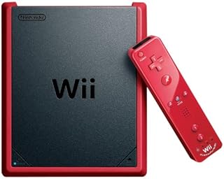 Nintendo Wii Mini Console with Mario Kart Wii Game - Red (Renewed)