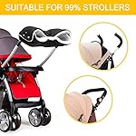 Aoreun kinderwagen handwärmer, muff kinderwagen mit Fleece Innenseite Winter Atmungsaktiv Wasserfest Winddicht Handmuff für Kinderwagen, Buggy, Radanhänger Universalgröße- Schwarz