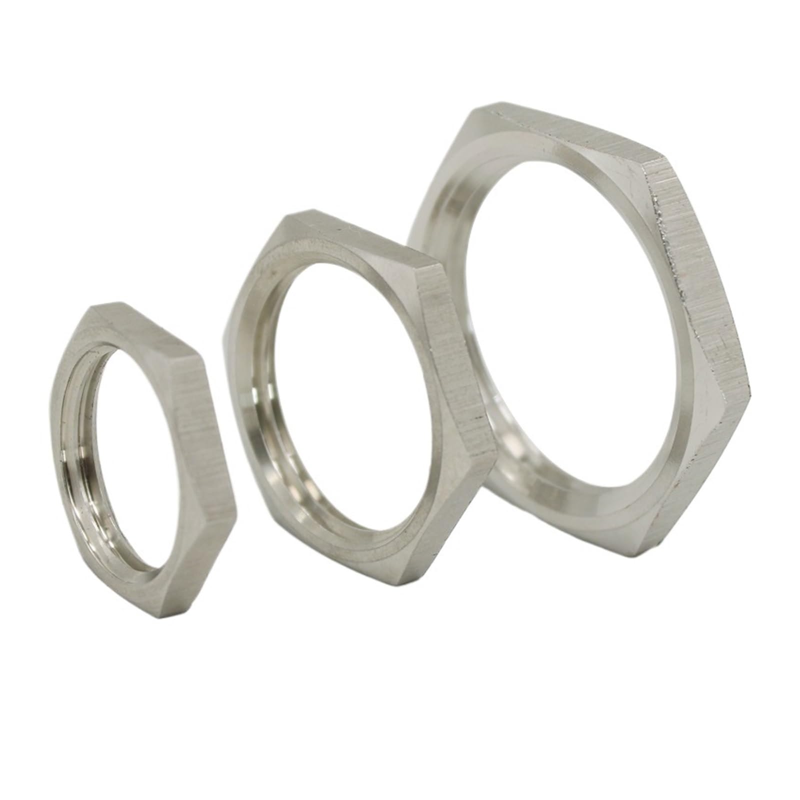 Stal nierdzewna 304 BSP Gwint wewnętrzny Blokada sześciokątna Cienka nakrętka 1/8 "1/4" 3/8 "1/2" 3/4 "1" 1-1/4" 1-1/2 "2" 3 "4" nakrętki(4 PCS_1-1/4")