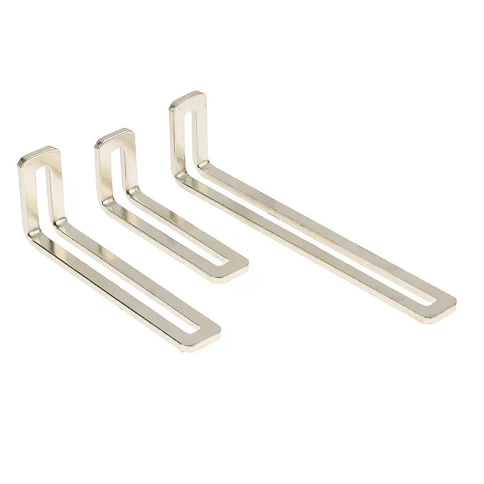 Irfhdcx L Shelf Bracket 2Pcs Plated Corner Bracket Adjustable 90 Degree -Shaped Brackets Angle Iron Connector Shelf Support(L)