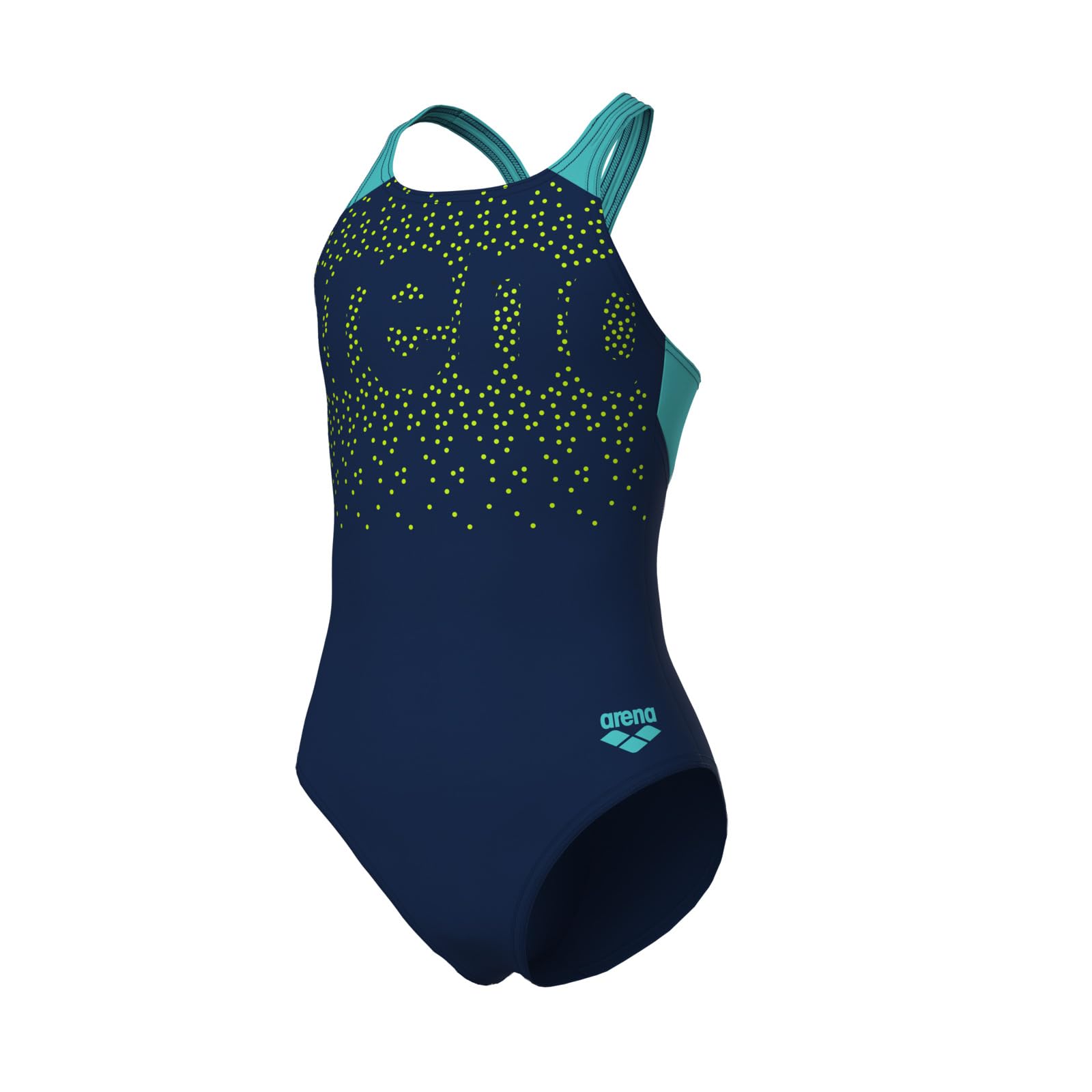 Arena Mädchen G Arena Painterly Swimsuit V Back One Piece Swimsuit (1er Pack)
