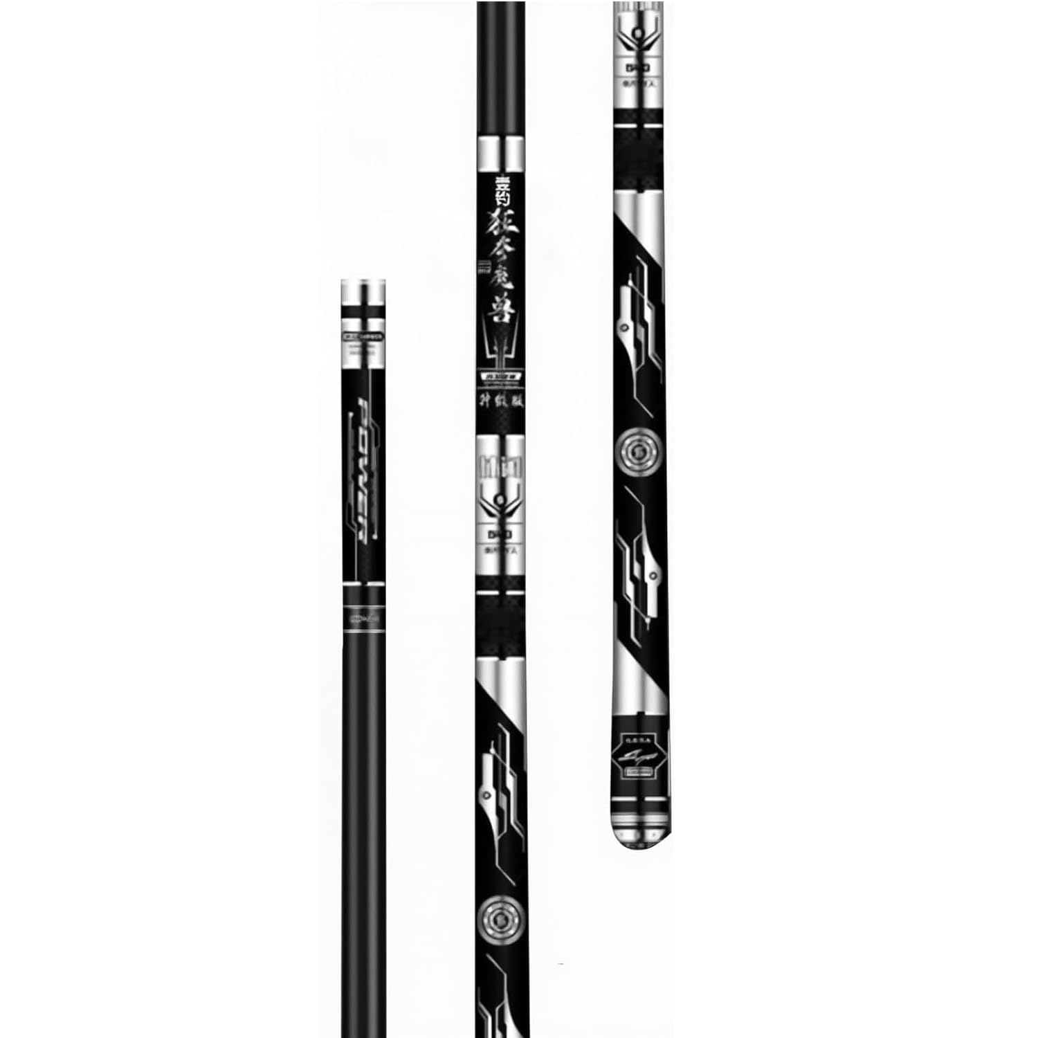 HUSHDML Telescopic carbon fishing rod 2.7m–8.1m Ultra-stiff hand rod Fishing rod Carp rod Suitable for lakes, reservoirs and rivers(28 tone,6.3m)
