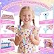 Kazzley Stifte Selber Machen Set mit 73 Zubehör, DIY Stifte Set, Bastelset Kinder ab 6 Jahre, Basteln Kindergeburtstag Geschenkideen Einschulung Geschenk für Mädchen Junge ab 5-12 Jahre