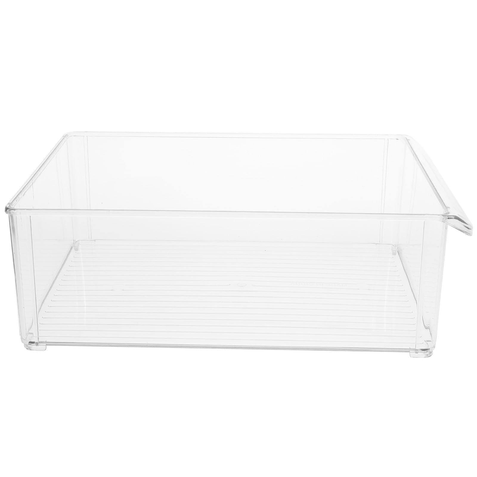 Contenedor para Nevera con Tapa Hermética Transparente y Apilable Organizador Práctico para Almacenamiento de Alimentos Frescos Cocina Fácil Limpieza y Capacidad Adecuada