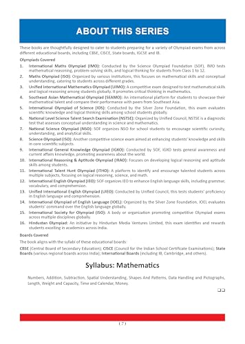 Image of Oswaal One For All Olympiads Class 1 Maths Prep-Guide Book | Chapter-wise Previous Years' Solved Papers | Questions for SOF IMO & Other Olympiad Exams 2026 | With Sample Practice Papers & Oswaal.AI